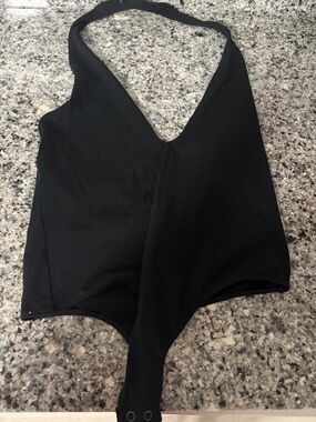 Express Black Halter Bodysuit brand new perfect for summer with some shorts.